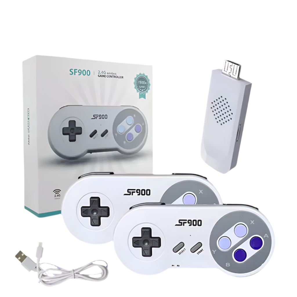 SF900 Dúo Clásico – Consola Retro con 620 Juegos y 2 Mandos