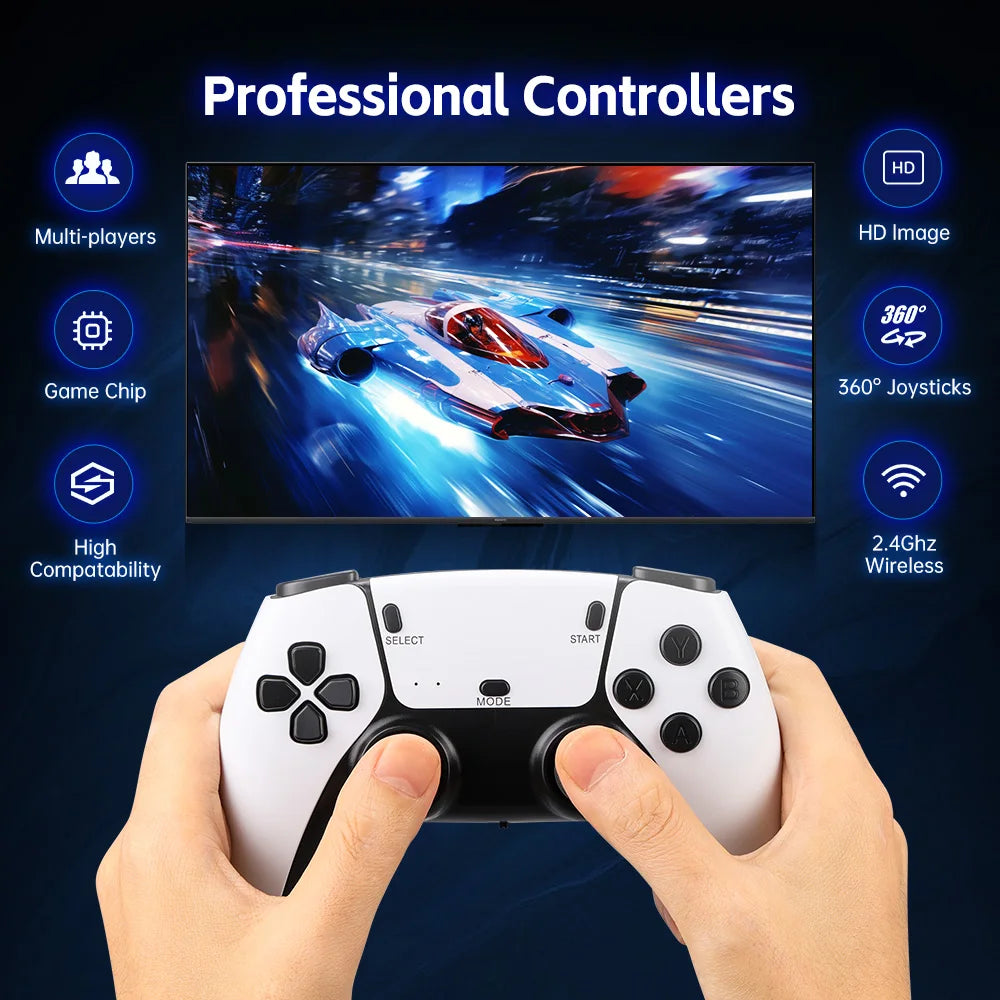 M15 TV Stick Pro – Consola Retro HDMI 4K + 20.000 Juegos + 2 Mandos
