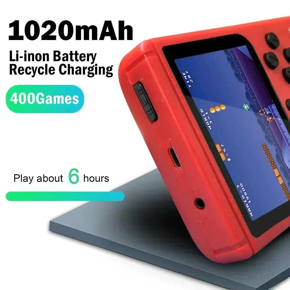 GB300 Mini Clásica – 400 Juegos en tu Bolsillo