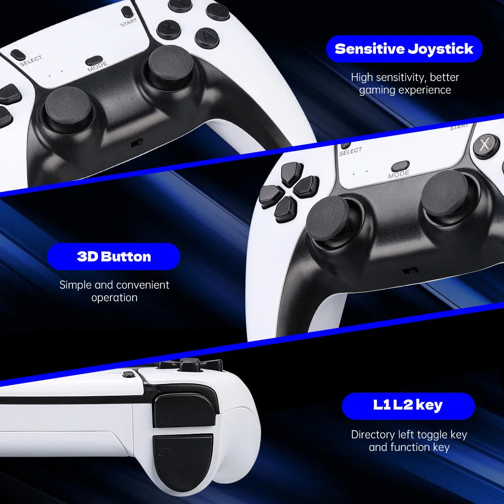 M15 TV Stick Pro – Consola Retro HDMI 4K + 20.000 Juegos + 2 Mandos