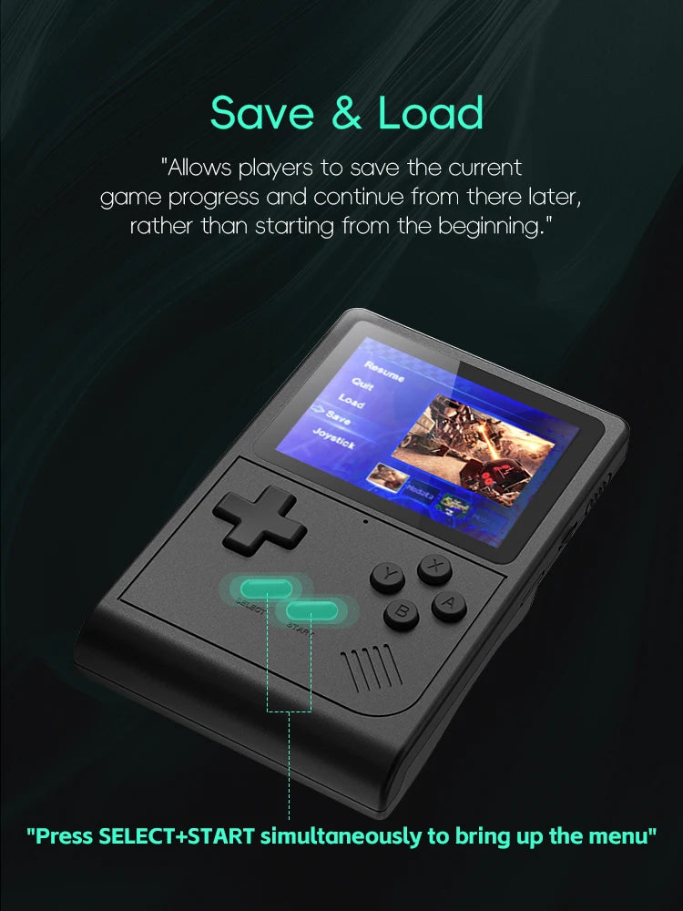 PocketX 16-Bit Hero – Consola Retro con Estilo Game Boy +6000 Juegos