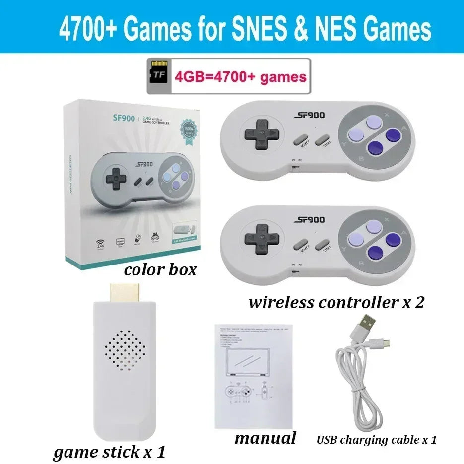 SF900 Dúo Clásico – Consola Retro con 620 Juegos y 2 Mandos