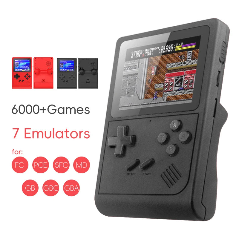 PocketX 16-Bit Hero – Consola Retro con Estilo Game Boy +6000 Juegos