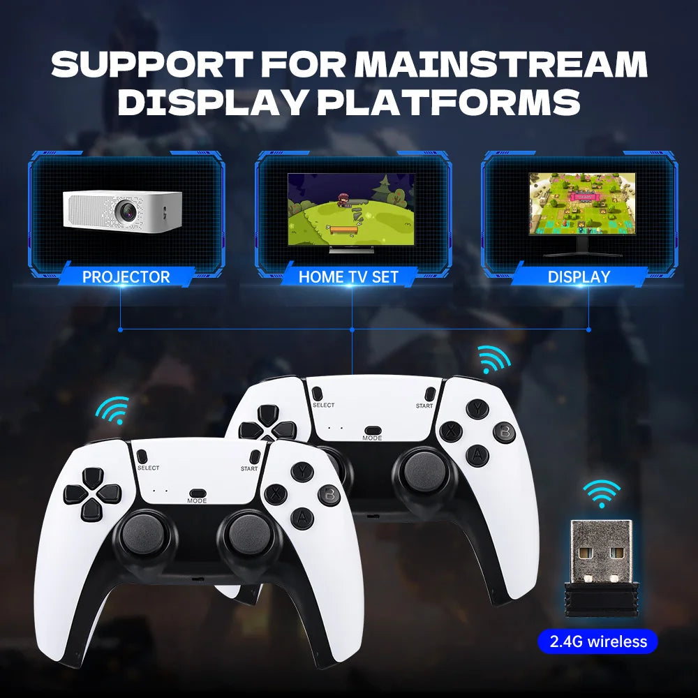 M15 TV Stick Pro – Consola Retro HDMI 4K + 20.000 Juegos + 2 Mandos